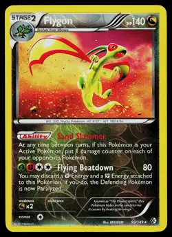 Pokemon Card - Flygon Boundaries Crossed 99/149 Reverse Holo Rare - Image 1