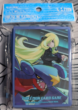 64 Ct Cynthia & Garchomp Pokemon Center Japan Pokemon Card Sleeves Sealed - Image 1