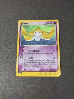 Pokemon Jirachi 97/95 EX Team Magma vs Team Aqua Holo Card EX/NM Condition - Image 2