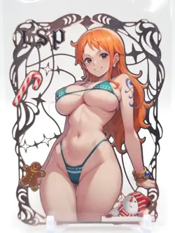 Goddess Story - Pink Metal Waifu Card - Nami - NUMBERED 109/200 - Image 1