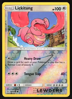 Lickitung - 161/236 - Reverse Holo Common - Unified Minds - Pokemon Card - Image 1