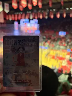 One Piece Monkey.D.Luffy US Voyage Basketball Card 1/23 with Caught T Shirt!NEW! - Image 2