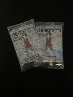 2 One Piece Monkey.D.Luffy US College Basketball Promo Card Rutgers SGA - Image 1