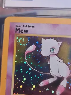 Pokemon TCG Black Star Promo Holo Card Mew #9 CGC 8.5 SWIRL HOLO - Image 2