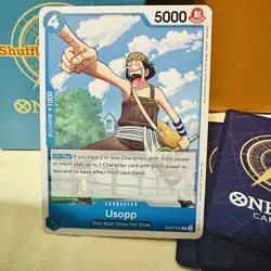 One Piece card, Usopp, east blue/straw hat crew, EB02-022, R - Image 1
