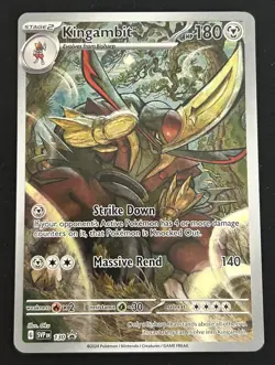 Kingambit SVP 130 Black Star Promo Illustration Rare Pokemon TCG Card NM - Image 1