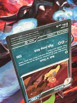 Pokemon TCG Scrafty 188 Black Star Promo Cosmos Holo Journey Together Card - Image 3