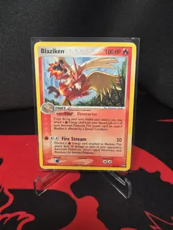 Pokemon Gaming Card: BLAIZIKEN #5/108 100HP Holofoil WOTC 2007 EX Power Keepers - Image 1
