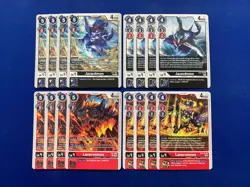 Digimon Card Game - Metallicdramon Volcanicdramon Hina Dragon Red Black Deck - Image 4