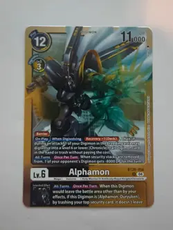 Digimon Card Playset Alphamon Foil BT20-056 R Release Special Booster 2.5 - Image 1