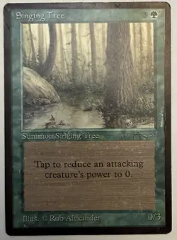 Mtg Arabian Nights Singing Tree HP/DMG - Image 1