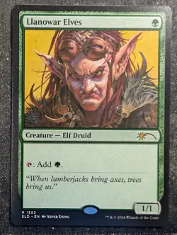 Llanowar Elves (1553) - Secret Lair (MTG) - Image 1