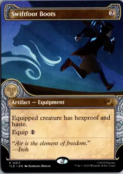 Swiftfoot Boots Showcase P Avatar: The Last Airbender Eternal-Legal 317 NM Magic - Image 1