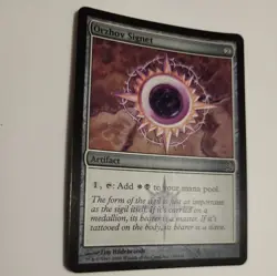 1x Orzhov Signet FOIL Guildpact MAGIC THE GATHERING MTG NM NEVER PLAYED WITH - Image 2