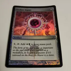 1x Orzhov Signet FOIL Guildpact MAGIC THE GATHERING MTG NM NEVER PLAYED WITH - Image 5