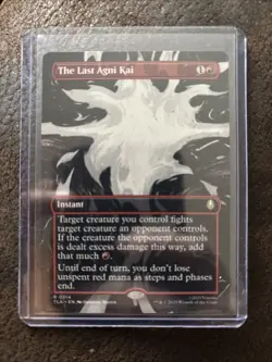 MTG - The Last Agni Kai (Borderless) - Avatar: The Last Airbender Non Foil - Image 1