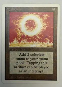 MTG Sol Ring Unlimited LP - Image 1