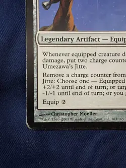 Umezawa’s Jitte Betrayers of Kamigawa MP/HP MTG - Image 5