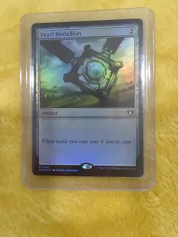 MTG Pearl Medallion FOIL RARE Commander Masters Near Mint​ Magic Artifact - Image 1