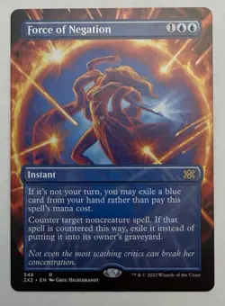 Force of Negation (Borderless) Double Masters 2022 Regular - Image 1