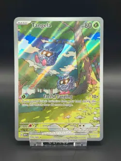 Tangela 178/165 Illustration Rare Scarlet & Violet 151 Pokemon TCG NEAR MINT - Image 1