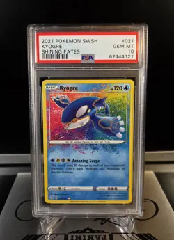 Pokemon: Kyogre (Amazing Rare), Vivid Voltage, PSA 10!!! - Image 1