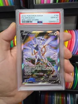 Pokemon Arceus V Brilliant Stars Full Alt Art #166 PSA 10 Gem Mint Tcg Card - Image 1