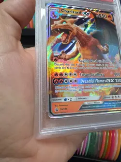 Pokemon TCG Charizard GX Detective Pikachu Promo SM195 PSA 9 MINT Graded Card - Image 3
