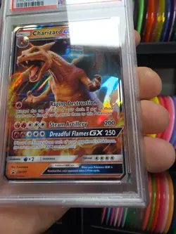 Pokemon TCG Charizard GX Detective Pikachu Promo SM195 PSA 9 MINT Graded Card - Image 4