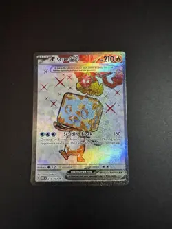 2023 POKEMON OBF EN-OBSIDIAN FLAMES 210 EISCUE EX ULTRA RARE - Image 1