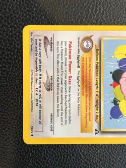 Igglybuff 40/75 Neo Discovery Pokemon Uncommon NM - Image 3