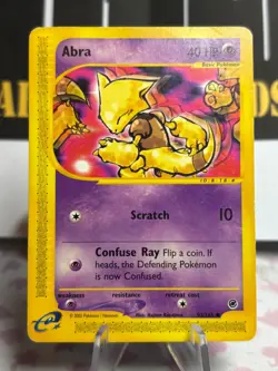 Expedition Base Set Pokemon TCG Abra 93/165 - Image 1