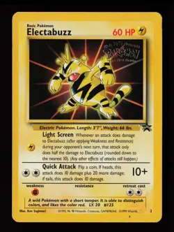Electabuzz (Movie Promo) 02/53 Promo WoTC Promo Pokemon Card - Image 1
