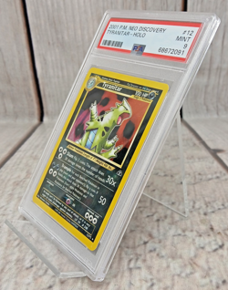 2001 Pokemon Neo Discovery Tyranitar Holo #12/75 PSA 9 Mint - Vintage WOTC - Image 3