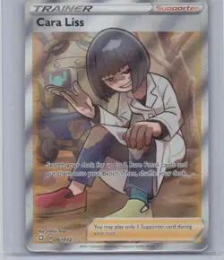 2020 Pokemon Shining Fates Cara Liss Trainer Supporter Full Art Holo 067/072 - Image 1
