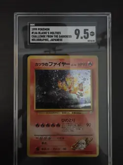 1999 Pokemon #146 Blaine's Moltress Challenge From The Darkness Holographic - Image 1
