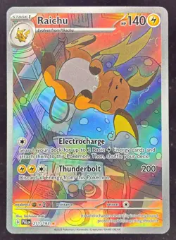 2023 Pokemon Scarlet & Violet Paldea Evolved #211/193 Raichu - Image 1