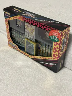 Pokemon TCG: Shiny Zamazenta Crown Zenith Premium Figure Collection (NEW/SEALED) - Image 3