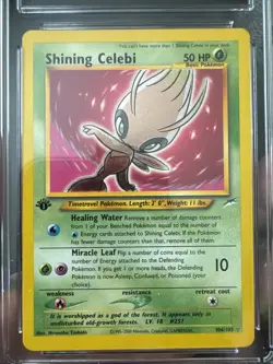 2002 Pokemon Neo Destiny #106 Shining Celebi 1st Edition CGC 9 MINT - Image 2