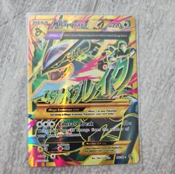 MEGA M RAYQUAZA EX 2015 Pokemon XY Ancient Origins Shiny Full Art #98/98 - Image 1