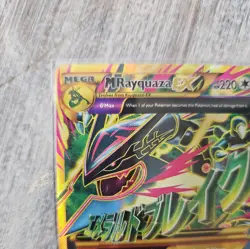 MEGA M RAYQUAZA EX 2015 Pokemon XY Ancient Origins Shiny Full Art #98/98 - Image 3