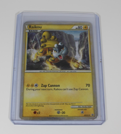 Pokemon TCG Raikou HGSS19 Black Star Promo Holo Moderately Played - Image 3