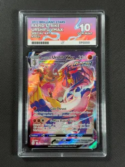 ACE 10 Rapid Strike Urshifu VMAX TG21/TG30 Pokemon Card Brilliant Stars GEM MINT - Image 1