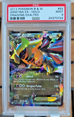 2012 Pokemon Black & White Dragons Exalted GIRATINA EX Holo 92/124 - PSA 9 Mint - Image 1