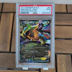 2012 Pokemon Black & White Dragons Exalted GIRATINA EX Holo 92/124 - PSA 9 Mint - Image 3