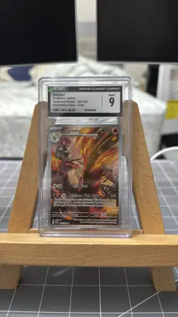 Blaziken 192/182 Destined Rivals Illus. Holo Pokemon TCG CGC 9 - Image 1