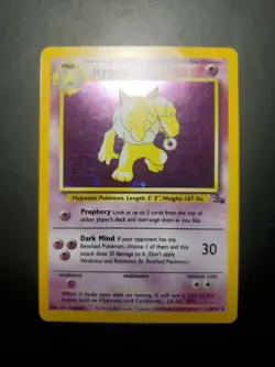 Pokemon TCG Hypno 8/62 Fossil V Holo Vintage 1999 WOTC HP - Image 2