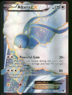 Pokemon Cards Altaria EX 123/124 Fates Collide Rare Ultra LP - Image 1