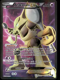 Pokemon Cards Alakazam EX 117/124 Fates Collide Rare Ultra LP - Image 1