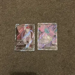 Pokemon Tcg Destined Rivals Mewtwo 213 Nidoking 216 Full Art Sar Bundle - Image 1